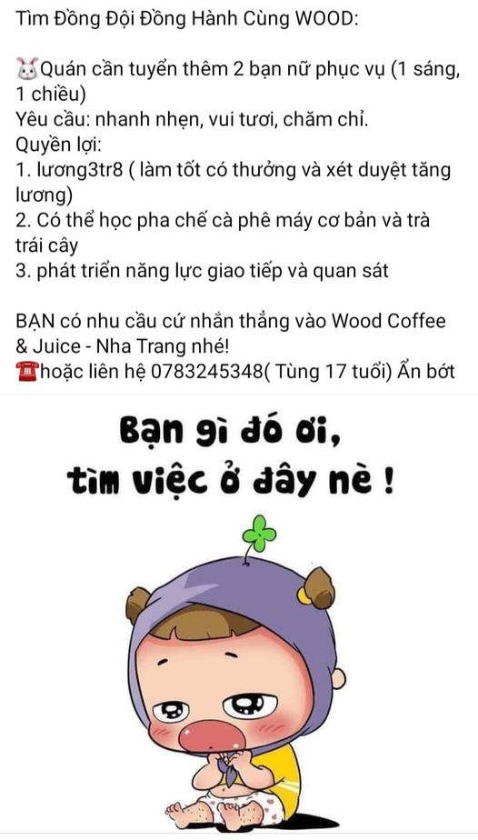 [☕️🇻🇳] 15.22 café – wine – live music 🥤 Top1Coffee ☕️ Các bạn cần công việc làm thêm thì ib nhé
 , shares-5✔️ , likes-11❤️️ , date-2024-02-20 15:10:00🇻🇳🇻🇳🇻🇳📰🆕