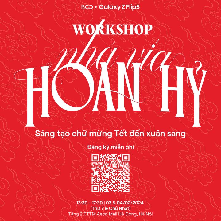 [👗🇻🇳] BOO – Bò Sữa là thương hiệu thời trang Việt Nam 👕 Top1Fashion 👗 – WORKSHOP “NHẢ VÍA HOAN HỶ” – SÁNG TẠO CHỮ CHO NĂM MỚI RỰC RỠ

🎫 Đăng ký  …