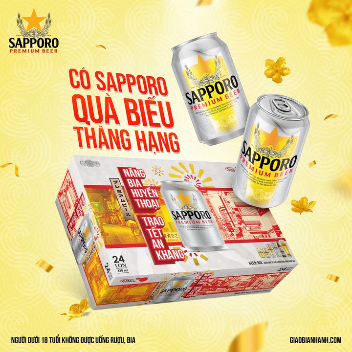 [🥂🇻🇳] Sapporo Vietnam 🍹 Top1Drink 🍻 – Có Sapporo, quà biếu thăng hạng✨ Chỉ còn 1 tuần nữa là đến Tết, anh em đ …