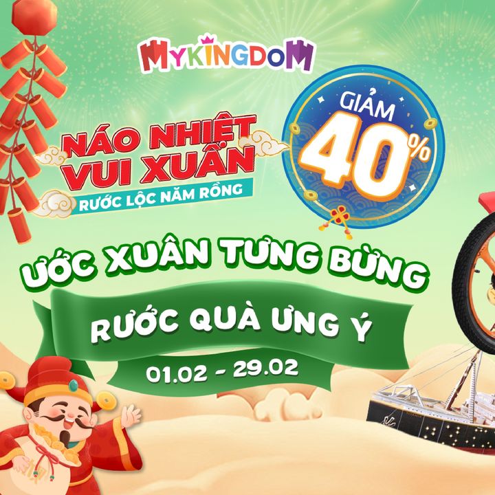 [🧸️🇻🇳] Mykingdom – Đồ Chơi Chính Hãng – An Toàn Cho Bé – Giá Tốt Cho Mẹ 🛴Top1Toys 🧸️ – [TẾT 2024] ƯỚC XU N TƯNG BỪNG, RƯỚC QUÀ ƯNG Ý 🎁🗓 Lên lịch vui xuân, cả  …