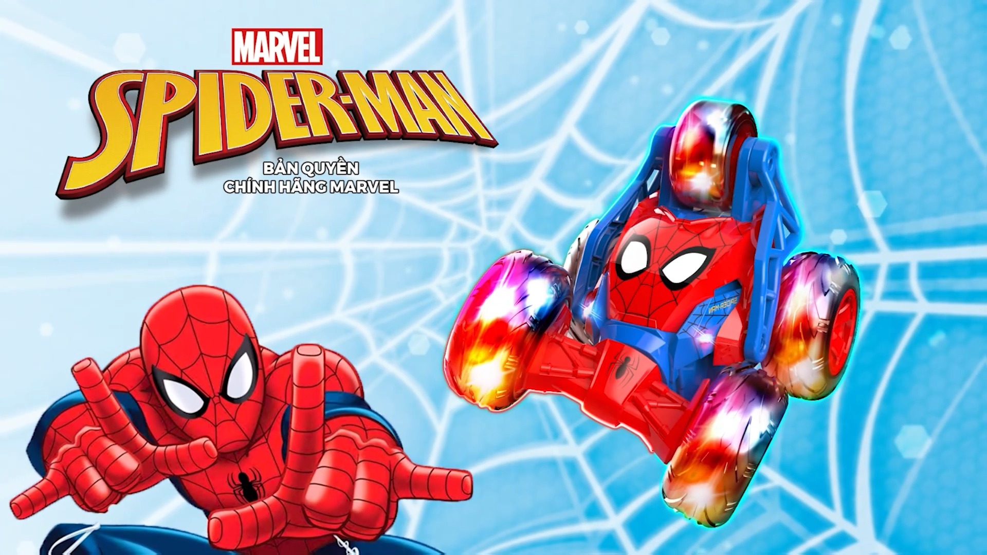 [🧸️🇻🇳] Mykingdom – Đồ Chơi Chính Hãng – An Toàn Cho Bé – Giá Tốt Cho Mẹ 🛴Top1Toys 🧸️ – [MỚI] Siêu xe Spider Man 5 bánh điều khiển từ xa, bản quyền chính hãng Marvel lầ …