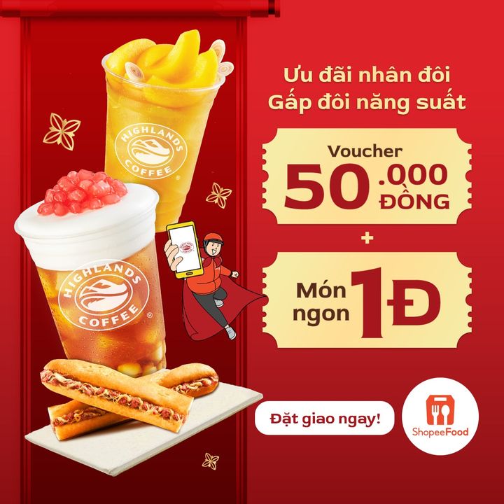 [☕️🇻🇳] Highlands Coffee – THƯƠNG HIỆU BẮT NGUỒN TỪ CÀ PHÊ VIỆT NAM ☕️ Top1Coffee 🥤 – 🥳 MÓN NGON 1 ĐỒNG​ĐẶT HIGHLANDS COFFEE NGAY​✨ Highlands Coffee khao deal c …