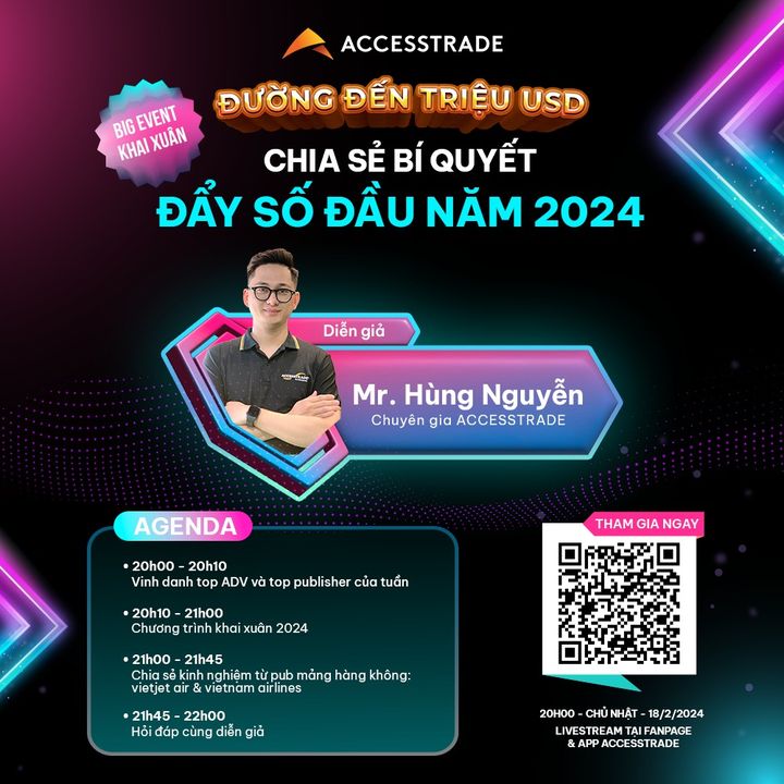 [🤑🇻🇳] ACCESSTRADE là nền tảng Tiếp thị liên kết (Affiliate Marketing) số 1 tại Việt Nam 💲 Top1MMO 🤑 – [Big Event] Khai xuân năm mới, rước lộc phơi phới!Series Hành trình triệu đô  …