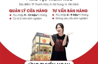 [💼🇻🇳] Tuyển Dụng TokyoLife  👁 Top1Jobs👥 ỦA? CÓ GÌ MÀ TÚM TỤM THẾ THANH HÓA ƠI
Thì ra là TokyoLife đang tuyển vị trí #QUẢN_LÝ_CỬA_HÀNG và #TƯ_VẤN_BÁN_HÀNG
Vào đây mà , shares-1✔️ , likes-8❤️️ , date-2024-02-19 04:00:00🇻🇳🇻🇳🇻🇳📰🆕