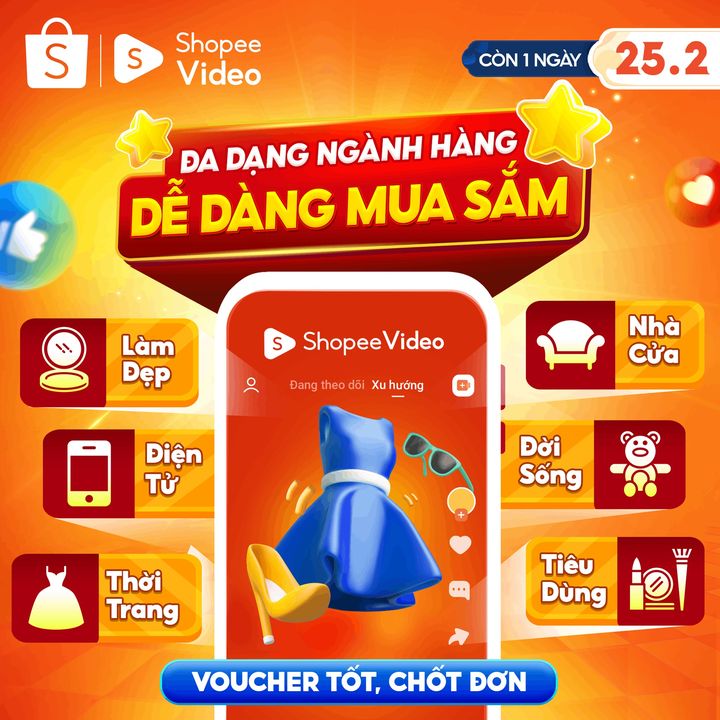 [🛍️🇻🇳] Shopee Việt Nam 🛍️ Top1Shop ❤️️ – ĐA DẠNG NGÀNH HÀNG, MUA SẮM DỄ DÀNG VỚI SHOPEE VIDEO 😍—Bạn iu ơi, 😘Sho …
