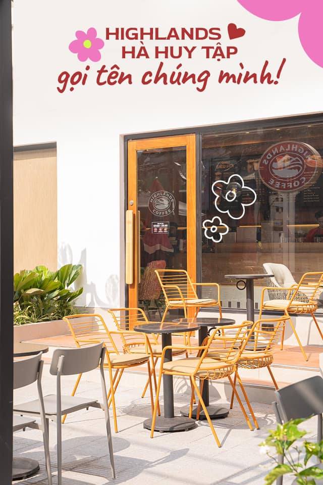 [☕️🇻🇳] Highlands Coffee – THƯƠNG HIỆU BẮT NGUỒN TỪ CÀ PHÊ VIỆT NAM 🥤 Top1Coffee ☕️ HIGHLANDS HÀ HUY TẬP XINH XINH, MỞ CỬA ĐÓN CHÚNG MÌNH

Highlands Hà Huy Tập gọi tên fans Highlands đây Chúng mình ơi! 
Cửa hàng  , shares-2✔️ , likes-129❤️️ , date-2024-03-16 02:00:05🇻🇳🇻🇳🇻🇳📰🆕