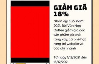[☕️🇻🇳] Coffee Bùi Văn Ngọ – Đà Lạt 🥤 Top1Coffee ☕️ SALE SALE SALE
1/12/2021 – 15/12/2021Chương trình giảm giá các sản phẩm cà phê rang xay và cà phê hạt rangHãy đến địa chỉ g , shares-0✔️ , likes-2❤️️ , date-2021-12-02 13:09:10🇻🇳🇻🇳🇻🇳📰🆕