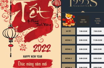 [☕️🇻🇳] Tea and Coffee 1995s Việt Trì 🥤 Top1Coffee ☕️ 1995S GỬI BẠN LỊCH HOẠT ĐỘNG TẾT NGUYÊN ĐÁN 2022Ngoài ra 1995s  có Bộ 3 “Khởi Đầu Năm Mới” cùng không gian ấm cúng thân quen, , shares-6✔️ , likes-345❤️️ , date-2022-01-31 04:33:10🇻🇳🇻🇳🇻🇳📰🆕