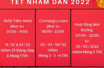 [☕️🇻🇳] La Gare Coffee 🥤 Top1Coffee ☕️ [ Thông Báo Lịch Hoạt Động Tết Nhâm Dần 2022 ]La Gare Coffee xin thông báo cửa hàng vẫn sẽ phục vụ quý khách trong dịp Tết Nhâ , shares-1✔️ , likes-7❤️️ , date-2022-01-24 13:00:08🇻🇳🇻🇳🇻🇳📰🆕