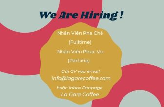 [☕️🇻🇳] La Gare Coffee 🥤 Top1Coffee ☕️ La Gare Coffee Tuyển Dụng“Nhân Viên Toàn Thời Gian/Full Time” (3 Vị Trí)
Mô tả công việc:
Làm ca xoay 8 tiếng/ngày
Công vi , shares-26✔️ , likes-89❤️️ , date-2022-02-27 13:00:12🇻🇳🇻🇳🇻🇳📰🆕