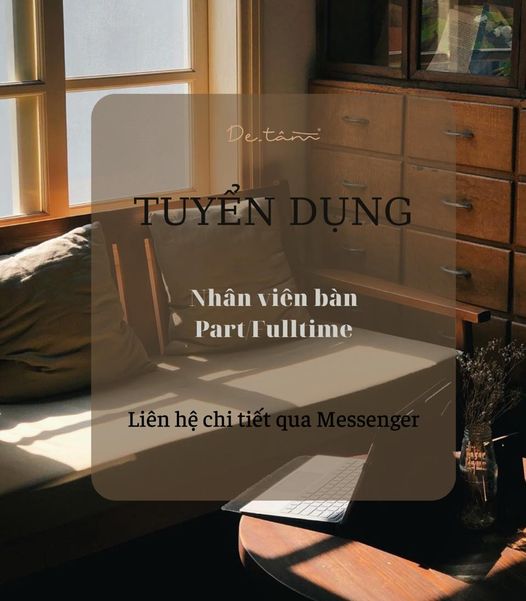 [☕️🇻🇳]  De.TẦM Cafe – Coffee – Bistro 🥤 Top1Coffee ☕️ Chào bạn 
Đầu tuần de.Tầm mời bạn đọc thông tin tuyển dụng mới. Nếu bạn mong muốn gia nhập nhà của chúng mình, hãy ứng tuyển nga , shares-1✔️ , likes-11❤️️ , date-2023-04-03 09:40:05🇻🇳🇻🇳🇻🇳📰🆕