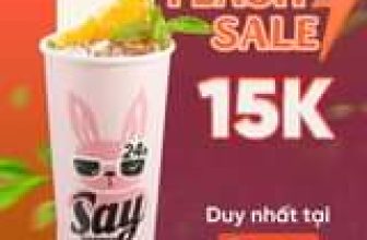 [☕️🇻🇳] Say Coffee Tea – Dessert  🥤 Top1Coffee ☕️ FLASH SALE 15k chỉ có tại SHOPEE FOOD ngày 15/5Lưu lại để nhận siêu ưu đãi này nha
————-
𝗦𝗮𝘆 𝗖𝗼𝗳𝗳𝗲𝗲 𝟮𝟰𝗵:
453 Nguyễn , shares-0✔️ , likes-4❤️️ , date-2023-05-11 08:21:37🇻🇳🇻🇳🇻🇳📰🆕