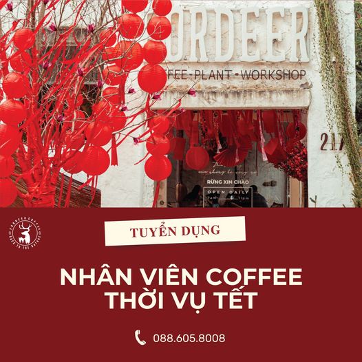 [☕️🇻🇳] ForDeer – Coffee with tree 🥤 Top1Coffee ☕️ CÙNG TRỞ THÀNH TREEMAN ĐÓN CHÀO NĂM MỚIĐể phục vụ trong thời gian nghỉ Tết Nguyên Đán 2024, FORDEER COFFEE tuyển dụng thành  , shares-8✔️ , likes-41❤️️ , date-2024-01-23 14:24:09🇻🇳🇻🇳🇻🇳📰🆕