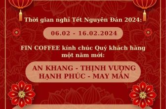 [☕️🇻🇳] Fin Coffee  🥤 Top1Coffee ☕️  Fin Coffee thông báo lịch nghỉ Tết Nguyên Đán Giáp Thìn 2024.
Thời gian nghỉ Tết bắt đầu từ ngày 06/02- Hoạt động trở lại vào n , shares-0✔️ , likes-10❤️️ , date-2024-02-06 03:55:01🇻🇳🇻🇳🇻🇳📰🆕