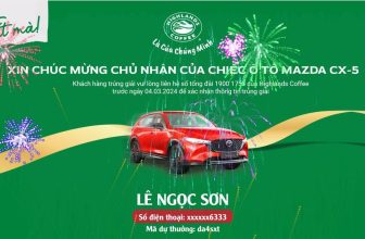 [☕️🇻🇳] Highlands Coffee – THƯƠNG HIỆU BẮT NGUỒN TỪ CÀ PHÊ VIỆT NAM 🥤 Top1Coffee ☕️ XIN CHÚC MỪNG NGƯỜI MAY MẮN NHẤT ĐÊM NAY, CHỦ NHÂN SIÊU XE BẠC TỶ ĐÃ LỘ DIỆNLoa loa loa!!!
Sau bao tháng ngày chờ đợi, Highlan , shares-24✔️ , likes-26K❤️️ , date-2024-02-19 12:30:39🇻🇳🇻🇳🇻🇳📰🆕