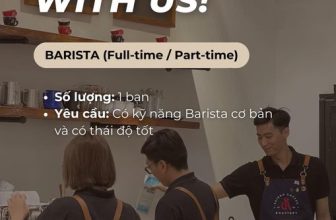 [☕️🇻🇳] Saigon Coffee Roastery 🥤 Top1Coffee ☕️  TIN TUYỂN DỤNGSaigon Coffee Roastery hiện đang cần tuyển nhân sự cho vị trí Barista với mong muốn như sau:– Số lượng: 1 bạ , shares-4✔️ , likes-20❤️️ , date-2024-02-25 14:24:50🇻🇳🇻🇳🇻🇳📰🆕