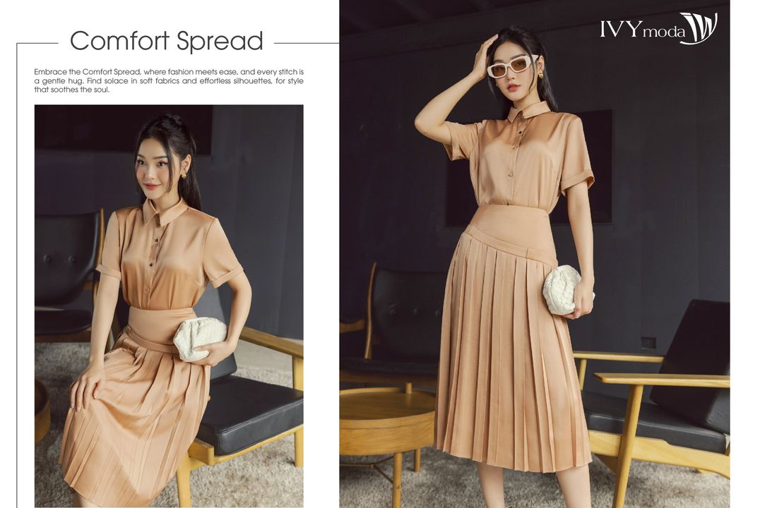 [👗🇻🇳] IVY moda – Chuỗi thương hiệu thời trang công sở 👕 Top1Fashion 👗 – COMFORT SPREAD: NÂNG NIU NÉT NỮ DỊU DÀNG TỪ CHẤT LIỆU LỤA MỀM MỊN

BST Xuân Hè …