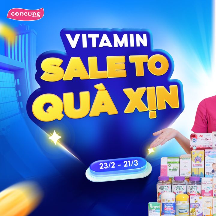 [👶🇻🇳] Con Cưng – Mang đến những sản phẩm tốt nhất cho trẻ em Việt Nam 😎❤️️⭐️ – ✨ VITAMIN SALE TO – QUÀ XỊN🍀 Mời Ba Mẹ chốt loạt deal siêu xịn: Men vi sinh Sy …