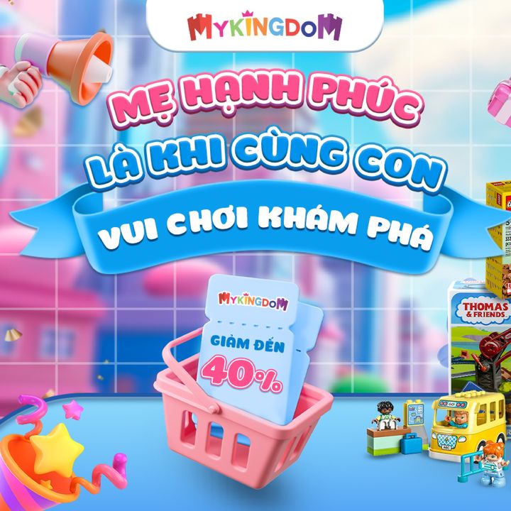 [🧸️🇻🇳] Mykingdom – Đồ Chơi Chính Hãng – An Toàn Cho Bé – Giá Tốt Cho Mẹ 🛴Top1Toys 🧸️ – [KHUYẾN MÃI THÁNG 3] 🌸 MẸ HẠNH PHÚC là khi CÙNG CON VUI CHƠI KHÁM PHÁ! 🌟👩 …