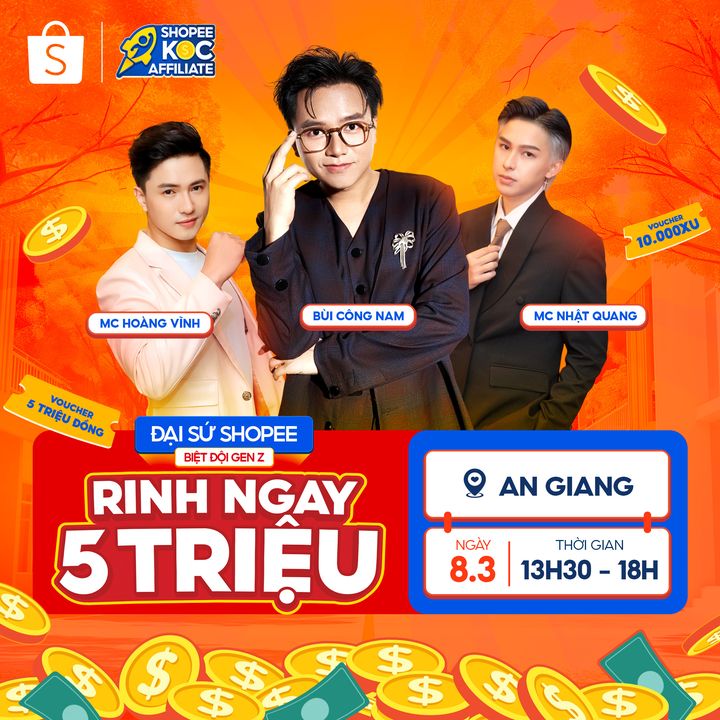 [🛍️🇻🇳] Shopee Việt Nam 🛍️ Top1Shop ❤️️ – 🎉🎉ĐẠI SỨ SHOPEE ĐÃ CÓ MẶT TẠI SÂN TRƯỜNG THPT CHÂU PHÚ – TỈNH AN GIANG R …