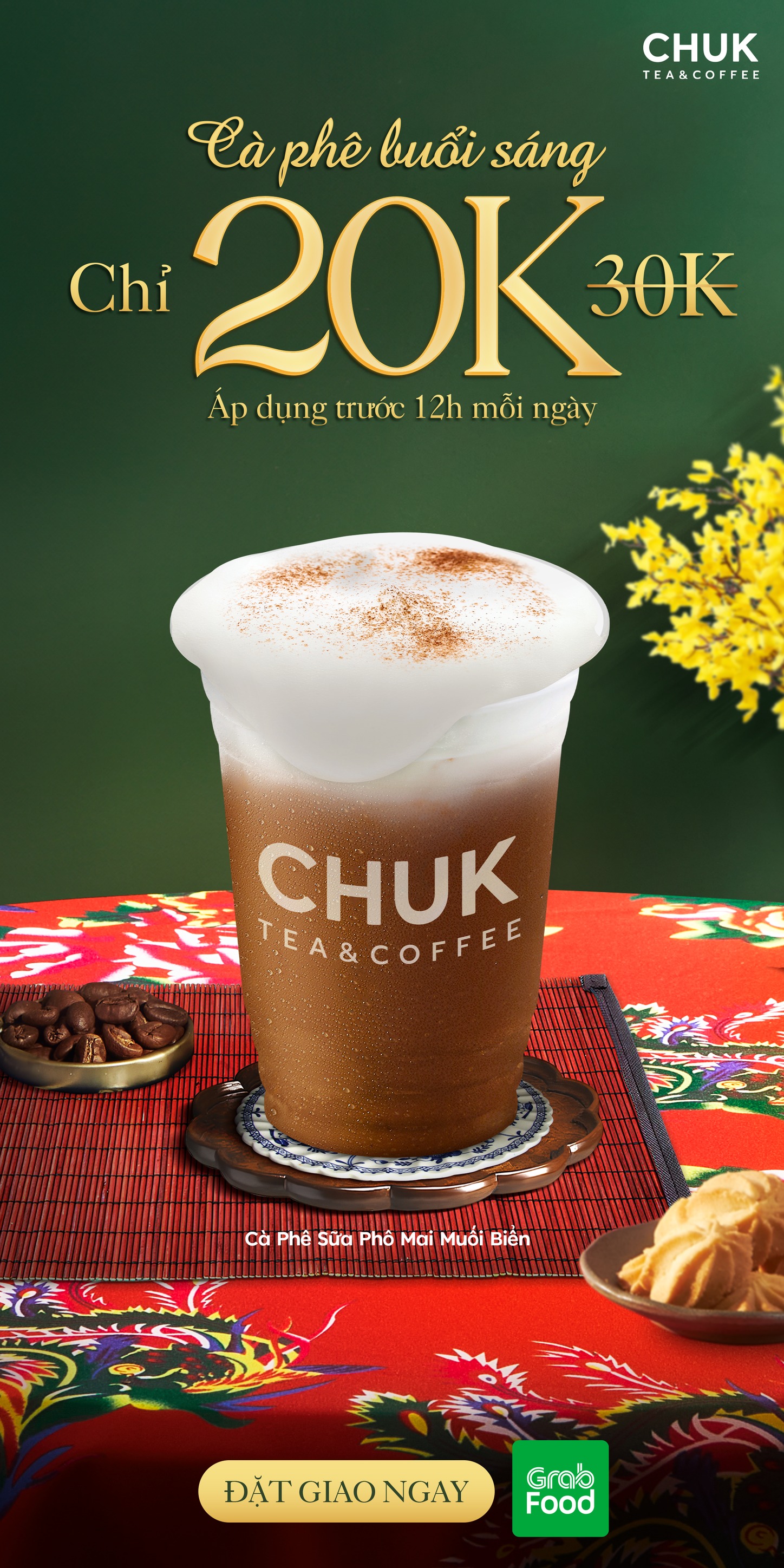 [☕️🇻🇳] Chuk Tea – Coffee 🥤 Top1Coffee ☕️  CHUK TUNG DEAL HỜI ĐỂ THÁNG 3 UỐNG ĐÃ ĐỜI 
 Khách iu nào kiếm deal hời đâu mời vô đây. Chuk đang có trăm deal như Đồng Giá 20K  , shares-0✔️ , likes-16❤️️ , date-2024-03-05 05:15:08🇻🇳🇻🇳🇻🇳📰🆕