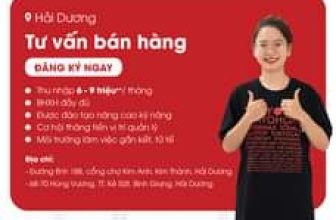 [💼🇻🇳] Tuyển Dụng TokyoLife  👁 Top1Jobs👥 [HẢI DƯƠNG] TUYỂN DỤNG NHÂN VIÊN TƯ VẤN BÁN HÀNG
Vui lòng đăng ký ngay tại đây:
Thu nhập: 6-9 Triệu/tháng
Địa chỉ:
– TokyoLife , shares-0✔️ , likes-3❤️️ , date-2024-03-22 04:00:02🇻🇳🇻🇳🇻🇳📰🆕