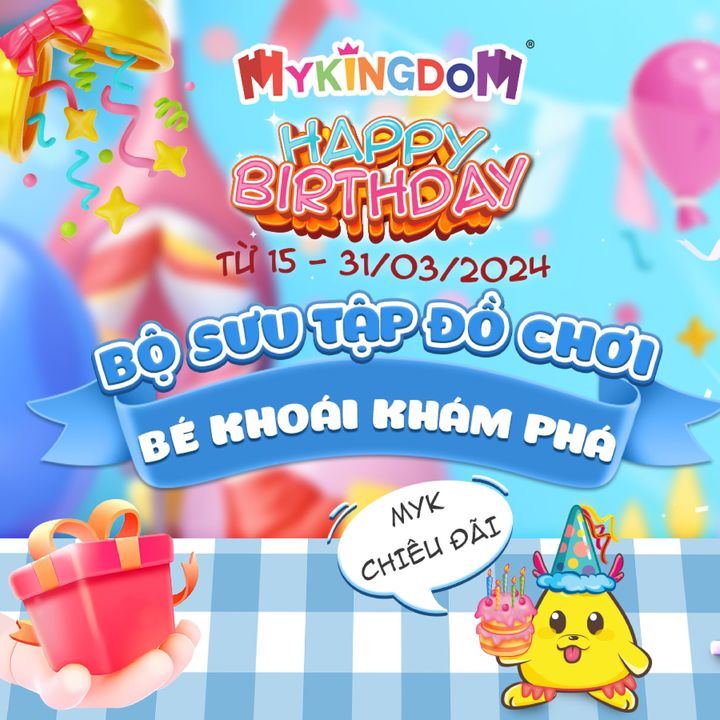 [🧸️🇻🇳] Mykingdom – Đồ Chơi Chính Hãng – An Toàn Cho Bé – Giá Tốt Cho Mẹ 🛴Top1Toys 🧸️ – ✨MỪNG SINH NHẬT, MYK CHIÊU ĐÃI BỘ SƯU TẬP ĐỒ CHƠI BÉ KHOÁI KHÁM PHÁ ✨…