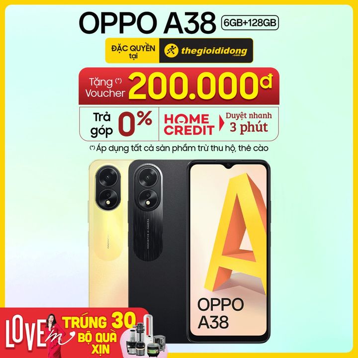 [🛍️🇻🇳] The Gioi Di Dong Joint Stock Company 🛍️ Top1Brand ⭐️ – ✨ OPPO A38 phiên bản RAM 6GB mạnh mẽ hơn🔥 Đặc quyền tại Thế Giới Di Độ …