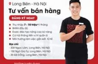 [💼🇻🇳] Tuyển Dụng TokyoLife  👁 Top1Jobs👥 [LONG BIÊN – HÀ NỘI] TÌM KIẾM ỨNG VIÊN TƯ VẤN BÁN HÀNG
Địa chỉ:
– TokyoLife Ngọc Lâm: 304 Ngọc Lâm, Long Biên, Hà Nội
– Tokyo , shares-0✔️ , likes-7❤️️ , date-2024-03-25 04:01:11🇻🇳🇻🇳🇻🇳📰🆕