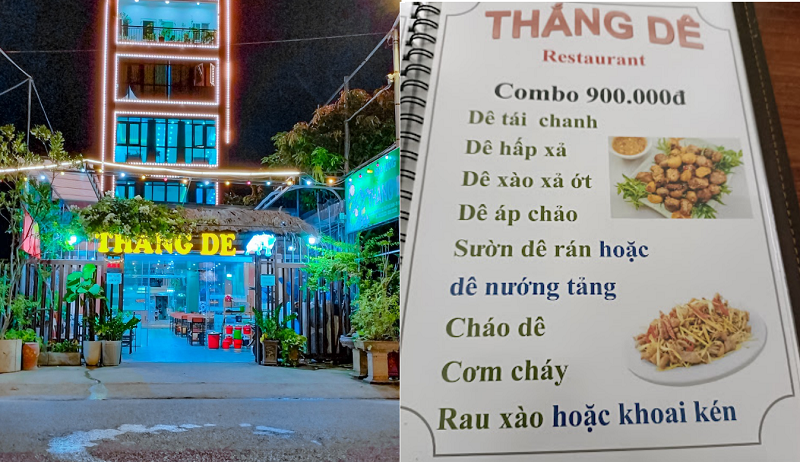 Ăn thịt dê ở đâu ngon Ninh Bình? Nhà hàng Thắng Dê