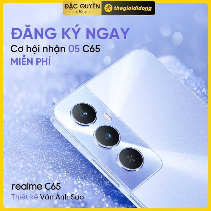 [🛍️🇻🇳] The Gioi Di Dong Joint Stock Company 🛍️ Top1Brand ⭐️ – ✒ Đăng Kí Ngay – Cơ Hội Nhận 05 C65 Miễn Phírealme C65 – chiếc điện thoại h …