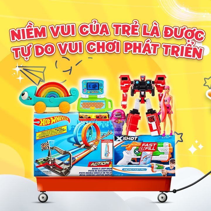 [🧸️🇻🇳] Mykingdom – Đồ Chơi Chính Hãng – An Toàn Cho Bé – Giá Tốt Cho Mẹ 🛴Top1Toys 🧸️ – [KHUYẾN MÃI THÁNG 4] 🌟NIỀM VUI CỦA TRẺ là được TỰ DO VUI CHƠI PHÁT TRIỂN  …