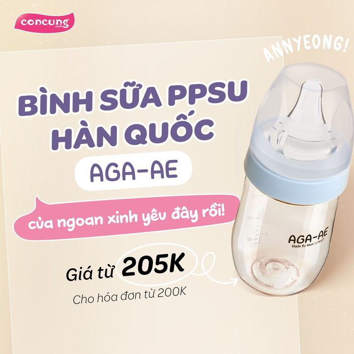 [👶🇻🇳] Con Cưng – Mang đến những sản phẩm tốt nhất cho trẻ em Việt Nam 😎❤️️⭐️ – 🍼 BÌNH SỮA HÀN QUỐC AGA-AE ĐANG SALE HỜI QUÁ MẸ ƠI!!!💖 Chỉ từ #205K là c …