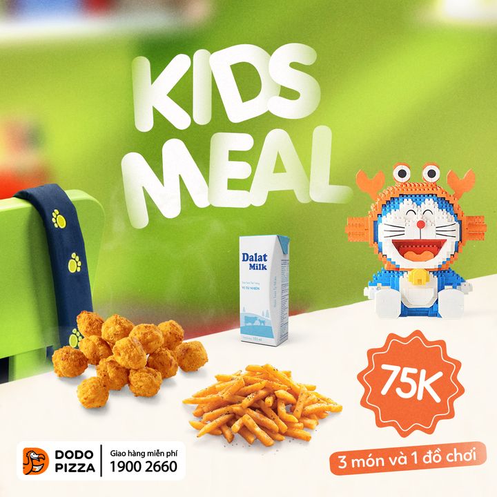 [🍕🇻🇳] Dodo Pizza Vietnam – Chuỗi nhà hàng Pizza tại TP.HCM 🍕 Top1Pizza – no1Pizza 🥘 – KIDS MEAL – 3 MÓN NGON và 1 ĐỒ CHƠI LẮP RÁP chỉ 75K🥰⚡️Chưa quảng cáo đã …