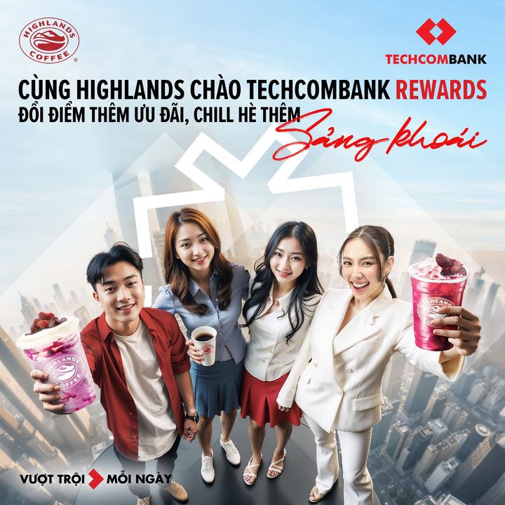 [☕️🇻🇳] Highlands Coffee – THƯƠNG HIỆU BẮT NGUỒN TỪ CÀ PHÊ VIỆT NAM ☕️ Top1Coffee 🥤 – 🏖🏖🏖 CÙNG HIGHLANDS CHILL HÈ THÊM TƯƠICÓ TECHCOMBANK REWARDS THÊM DEAL HỜI!…