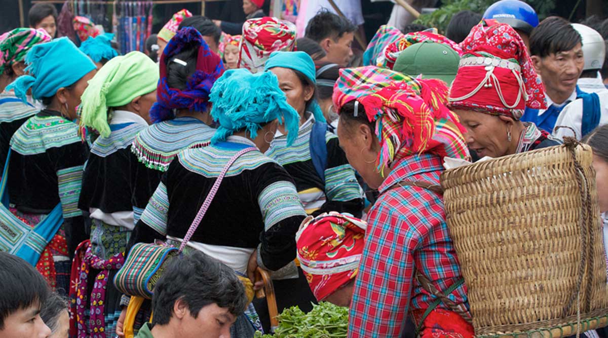 Các khu chợ ở Sapa nổi tiếng nhất. Chợ Mường Hum