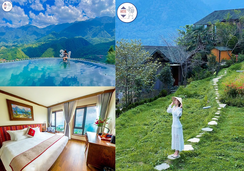 TOP khách sạn có bể bơi bốn mùa, nước nóng, vô cực đẹp nhất Sapa. Sapa CatCat Hills Resort & Spa