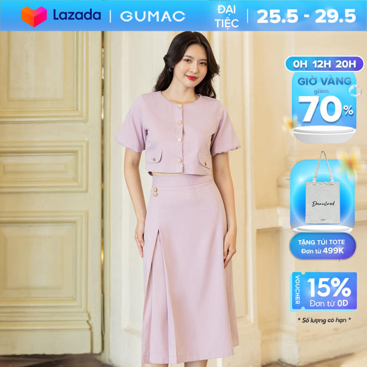 [🛒🇻🇳][Sale lương về – Tặng quà đơn 0Đ] Set lẻ Áo ngắn tay bí thời trang GUMAC AD07011 – Chân váy A xếp ly thời trang GUMAC VD07012 – Gumac , SKU – 2352855212_VNAMZ-11437488776 – lazada.vn 🇻🇳🛒Top1Shop🛒 🇻🇳Top1Vietnam🇻🇳 🛍🛒🇻🇳