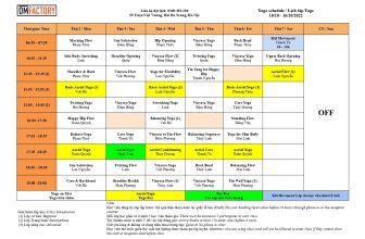 [🆕🇻🇳] Aerial Yoga Vietnam 🧘 Top1Yoga 🧘  THÔNG BÁO – LỊCH TẬP YOGA HÀ NỘIOM Factory xin gửi các Quý Hội Viên lịch tập của 2 cơ sở Triệu Việt Vương và Tô Ngọc Vân tại Hà Nội.
Lịch áp dụng từ n , shares-0✔️ , likes-0❤️️ , date-2022-10-10 02:50:45🇻🇳🇻🇳🇻🇳📰🆕