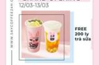 [☕️🇻🇳] Say Coffee Tea – Dessert  🥤 Top1Coffee ☕️ Đừng quên cuộc hẹn  2 ngày 1 đêm của tụi mình tại SAY Trần Trọng Cung nha
7h sáng ngày 12/03 – ngày 13/03
————-
𝗦𝗮𝘆 𝗖𝗼𝗳𝗳 , shares-0✔️ , likes-2❤️️ , date-2023-03-10 13:00:03🇻🇳🇻🇳🇻🇳📰🆕