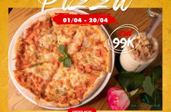 [☕️🇻🇳] The Ayatt Coffee  🥤 Top1Coffee ☕️ ĐẠI TIỆC ĐỒNG GIÁ PIZZA 99K – CHÀO MỪNG ĐẠI LỄ 30/4 -1/5
Thưởng thức ngay Pizza Ayatt giá chỉ 99k với đa dạng các vị:
Pizza Bò  , shares-0✔️ , likes-97❤️️ , date-2023-04-01 07:48:20🇻🇳🇻🇳🇻🇳📰🆕