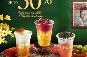 [☕️🇻🇳] Chuk Tea – Coffee 🥤 Top1Coffee ☕️  CUỐI TUẦN CỰC CHILL VÌ ĐÃ CÓ ƯU ĐÃI CỰC ĐÃ
—
Thời gian áp dụng: Thứ Sáu – Thứ Bảy – Chủ Nhật
Cuối tuần là thời gian hẹn hò c , shares-2✔️ , likes-34❤️️ , date-2024-01-04 10:32:18🇻🇳🇻🇳🇻🇳📰🆕
