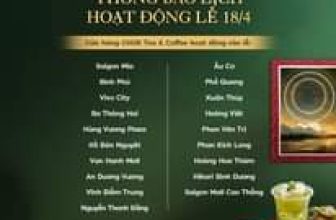 [☕️🇻🇳] Chuk Tea – Coffee 🥤 Top1Coffee ☕️ Chuk gửi một cái thông báo nhỏ về lịch hoạt động của các cửa hàng nhân dịp Lễ nha. Mấy ní coi kĩ để ghé qua chơi với Chuk nhé!
— , shares-3✔️ , likes-16❤️️ , date-2024-04-17 03:01:30🇻🇳🇻🇳🇻🇳📰🆕