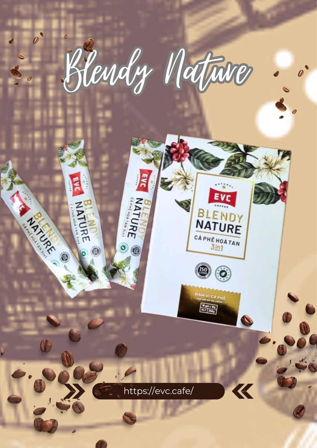 [☕️🇻🇳] EVC Coffee 🥤 Top1Coffee ☕️ Cà phê hòa tan 3 trong 1 EVC Blendy Nature gấp đôi vị cà phê
Hương vị: Đậm vị cà phê và ngọt ngào vị sữa
Vùng trồng:  Cầu Đất, , shares-1✔️ , likes-22❤️️ , date-2024-04-16 02:12:19🇻🇳🇻🇳🇻🇳📰🆕