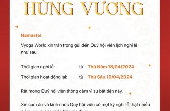 [🆕🇻🇳] Vyoga World By Master Vishwa – Hệ thống phòng tập Yoga Ấn Độ 🧘 Top1Yoga 🧘 LỊCH HOẠT ĐỘNG | LỄ GIỖ TỔ HÙNG VƯƠNG 2024Vyoga World xin trân trọng gửi đến Quý hội viên và Khách hàng lịch nghỉ lễ giỗ tổ Hùng Vương chi tiết như sau:
, shares-1✔️ , likes-31❤️️ , date-2024-04-15 04:42:34🇻🇳🇻🇳🇻🇳📰🆕