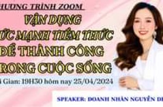 [🆕🇻🇳] Yoga Trị Liệu Loan Nguyen 🧘 Top1Yoga 🧘   HẸN CẢ NHÀ TRONG CHƯƠNG TRÌNH ZOOM ĐẶC BIỆT TỐI NAY “ VẬN DỤNG SỨC MẠNH TIỀM THỨC ĐỂ THÀNH CÔNG TRONG CUỘC SỐNG”  Thời Gian : 19h30 ngày 25/04/2023
Speak , shares-0✔️ , likes-0❤️️ , date-2024-04-25 08:56:37🇻🇳🇻🇳🇻🇳📰🆕