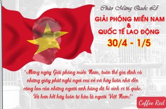 [☕️🇻🇳] Coffee Red 🥤 Top1Coffee ☕️ CHÀO MỪNG NGÀY GIẢI PHÓNG MIỀN NAM VÀ NGÀY QUỐC TẾ LAO ĐỘNG
#RED kính chúc quý khách hàng có những ngày nghỉ lễ thật ý nghĩa,  v , shares-0✔️ , likes-4❤️️ , date-2024-04-28 00:19:54🇻🇳🇻🇳🇻🇳📰🆕