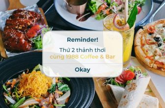 [☕️🇻🇳] 1988 Coffee – Bar 🥤 Top1Coffee ☕️ Bạn nhận được một lời nhắc: Thứ 2 thảnh thơi cùng 1988 Khởi động một tuần mới – nạp lại năng lượng với menu món Âu hấp dẫn tại 1 , shares-0✔️ , likes-8❤️️ , date-2024-04-15 11:46:02🇻🇳🇻🇳🇻🇳📰🆕