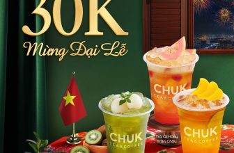[☕️🇻🇳] Chuk Tea – Coffee 🥤 Top1Coffee ☕️ LỄ TƯNG BỪNG – CHUK KHAO LỚN ĐỒNG GIÁ 30K
—
Nghỉ lễ phải nói là liên tù tì mấy ngày luôn, xác định ngày nào cũng phải ghé Chuk t , shares-25✔️ , likes-16K❤️️ , date-2024-04-26 03:30:01🇻🇳🇻🇳🇻🇳📰🆕