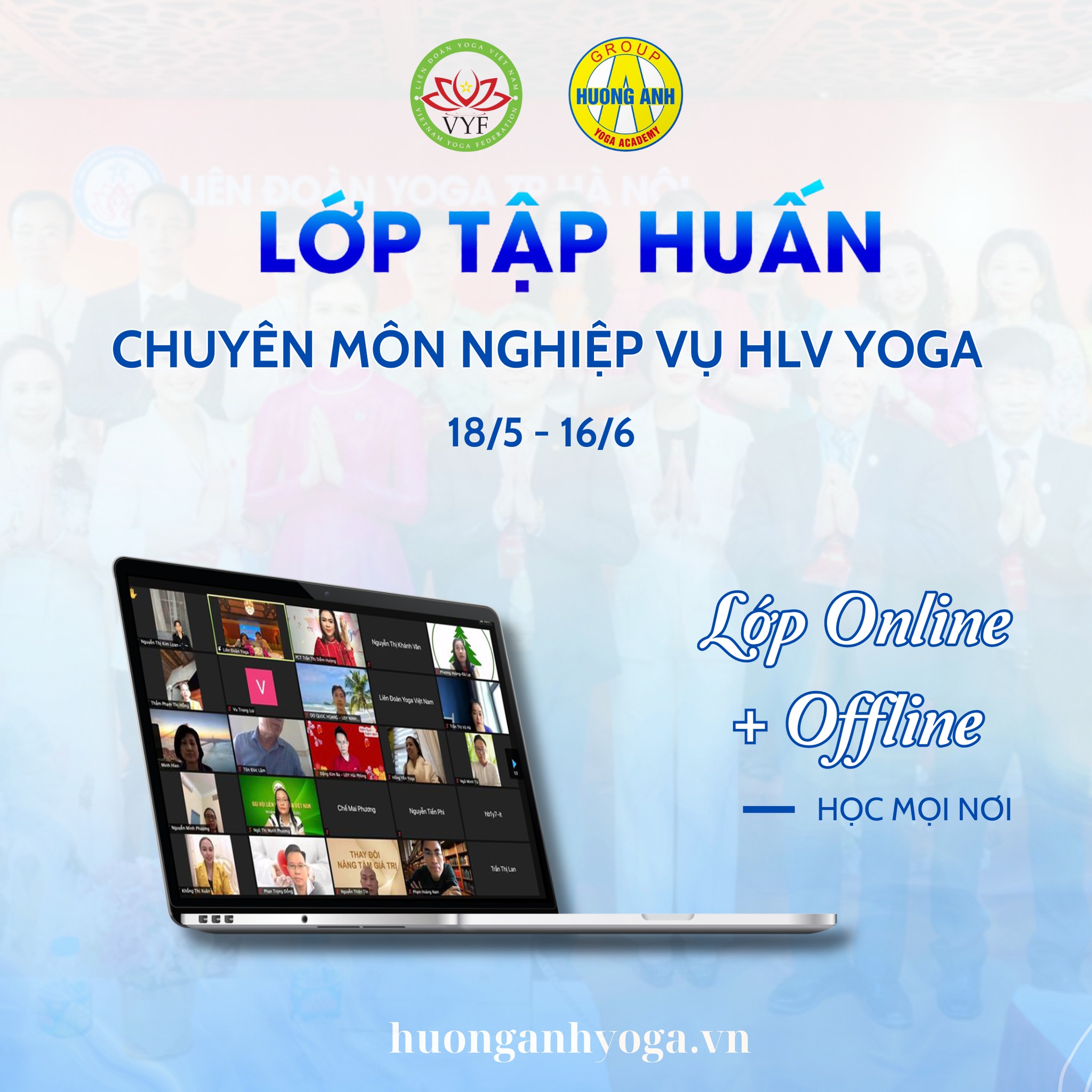 [🆕🇻🇳] Hương Anh Fitness & Yoga 🧘 Top1Yoga 🧘  KHAI GIẢNG LỚP TẬP HUẤN CHUYÊN MÔN, NGHIỆP VỤ HLV YOGA TẠI HỆ THỐNG HỌC VIÊN YOGA HƯƠNG ANH

 Thời gian: Từ ngày 18/05- 16/06/2024 

Học viện Yoga Hương A , shares-3✔️ , likes-13❤️️ , date-2024-04-27 10:43:08🇻🇳🇻🇳🇻🇳📰🆕